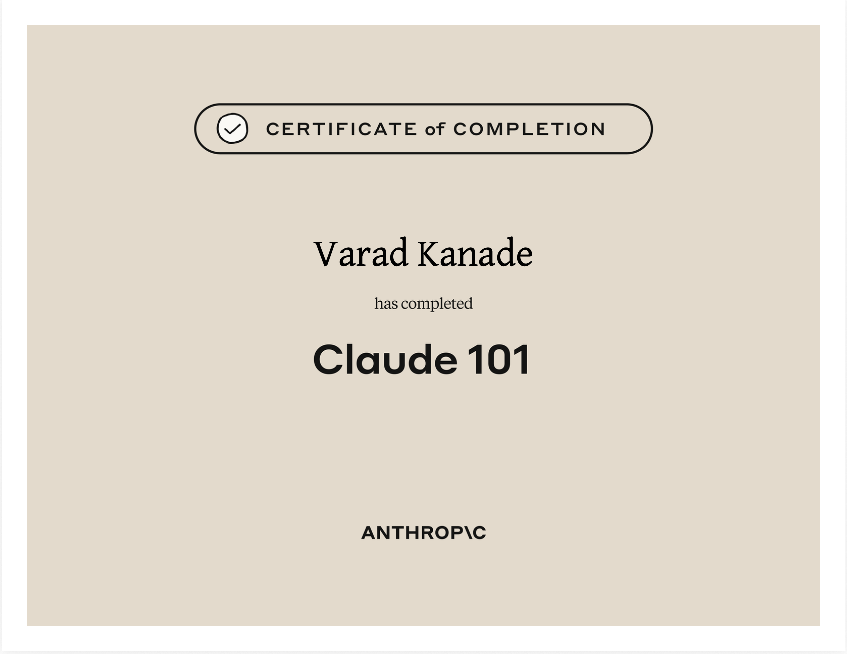 Claude 101