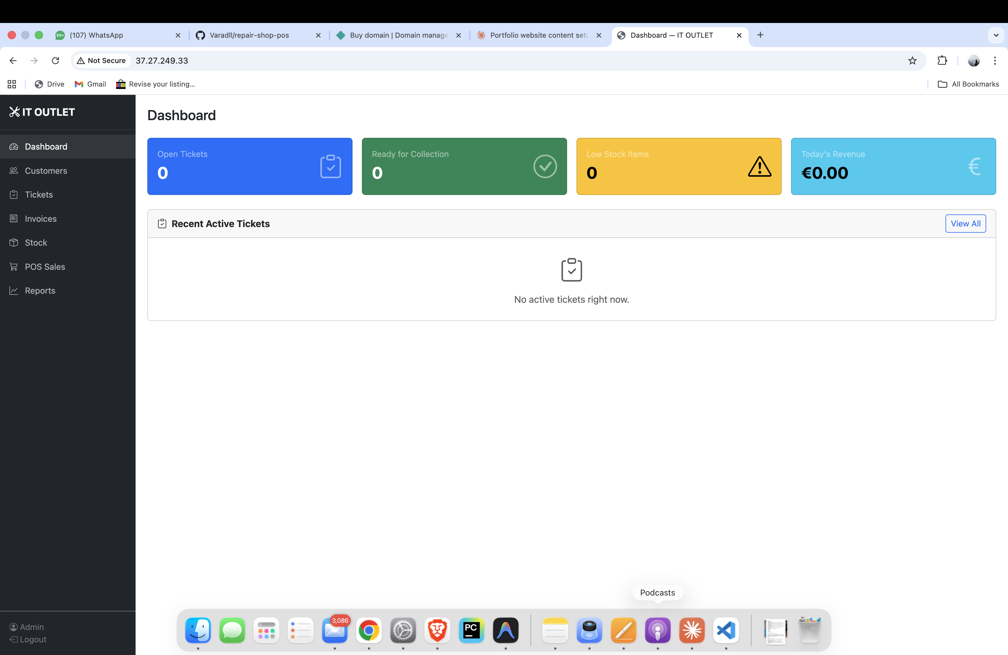 Repair Shop POS System