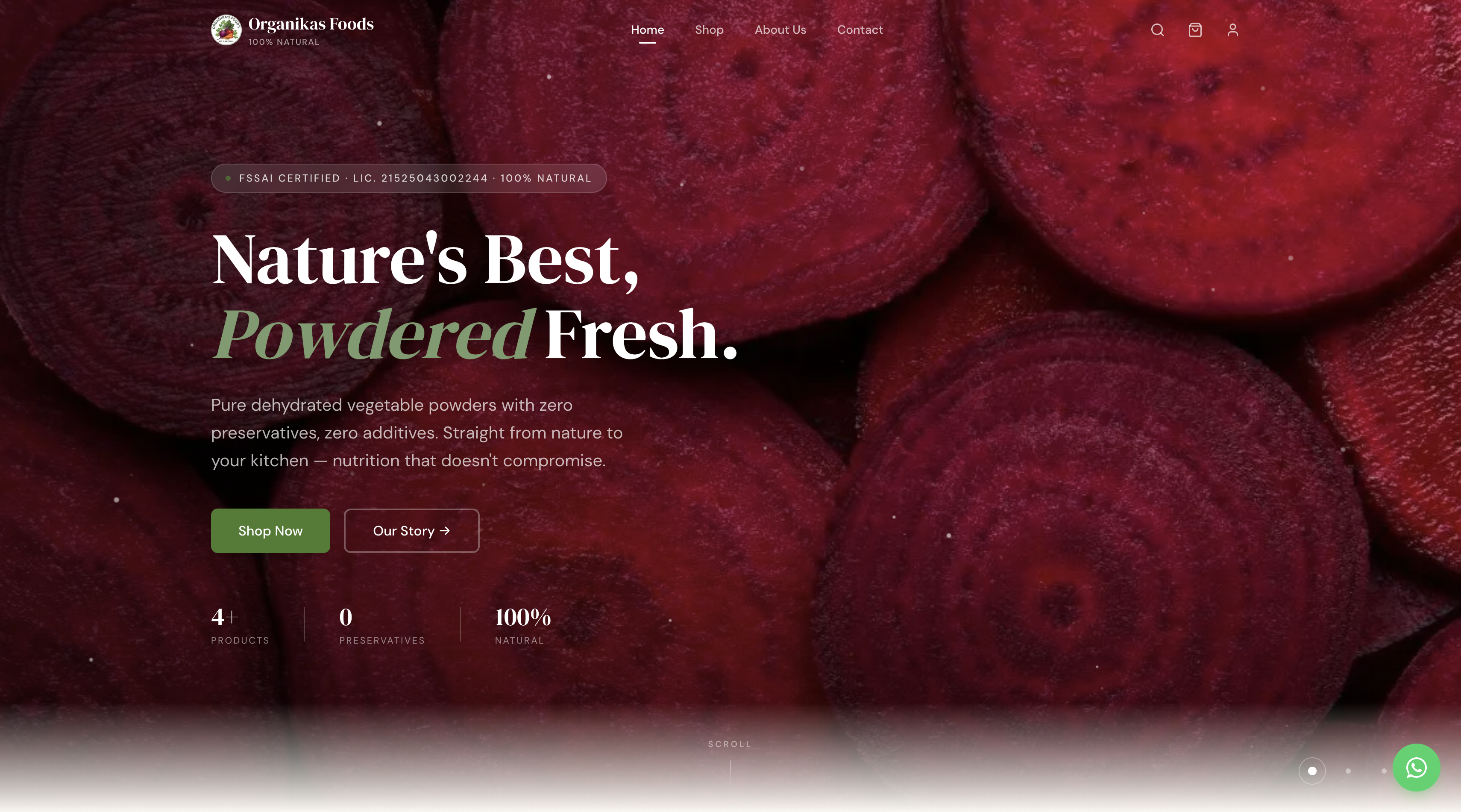 Organika's Food Platform